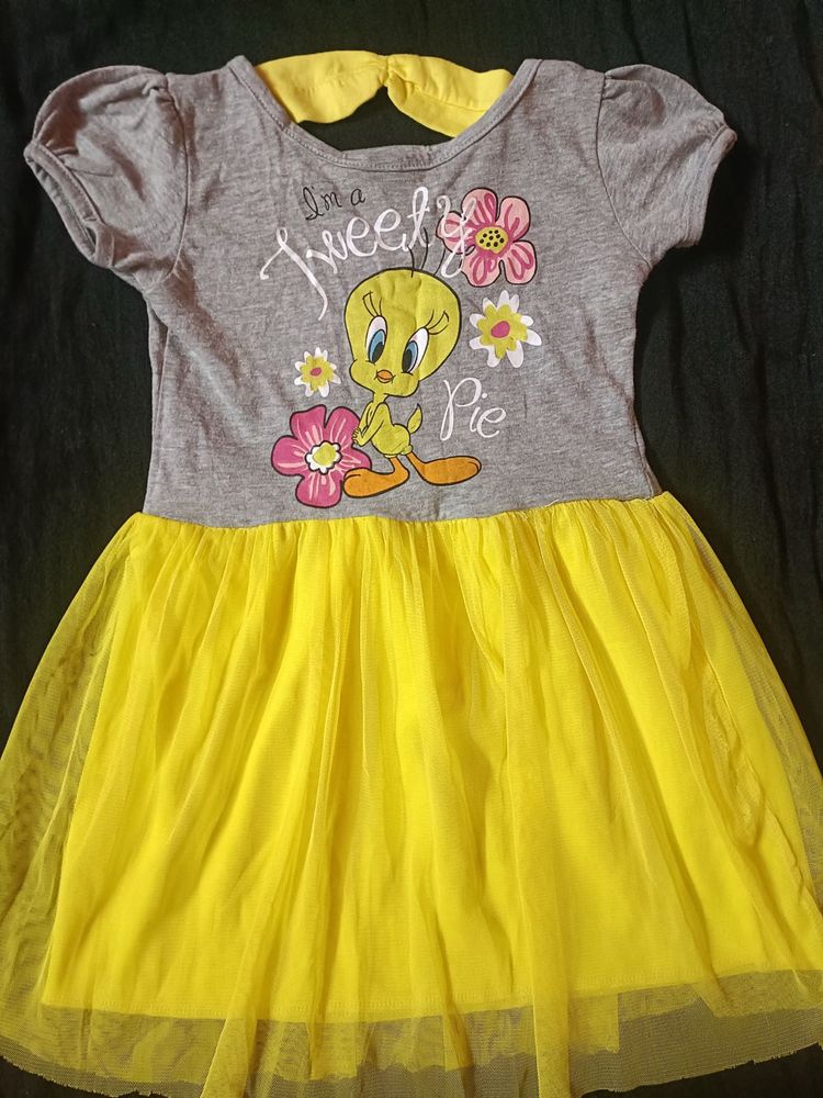 Tweety Pie Dress - Adorable Girls Outfit