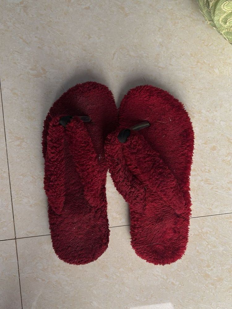 Cozy Plush Flip-Flops