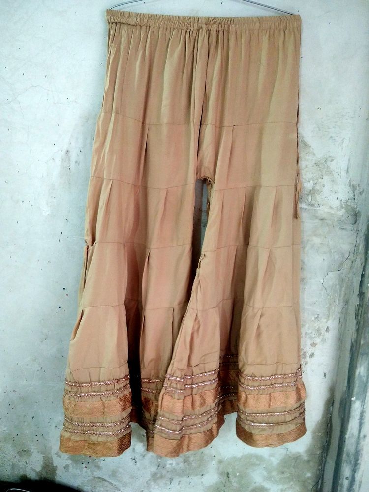 Plazo Lace Work Pretty Free Size