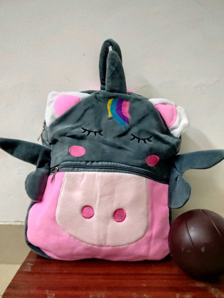 Pre-school Cute Unicorn Plush Backpack