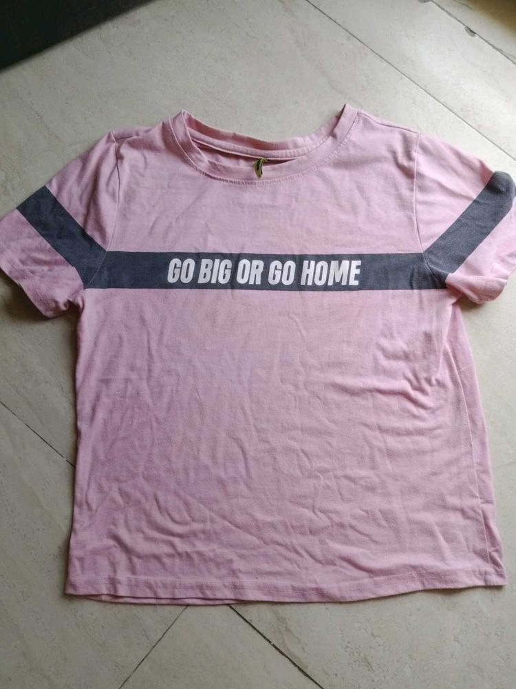 Pink Graphic T-Shirt