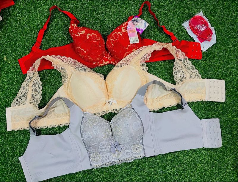 32 size Lace  Bras - Set of 3 fixed price