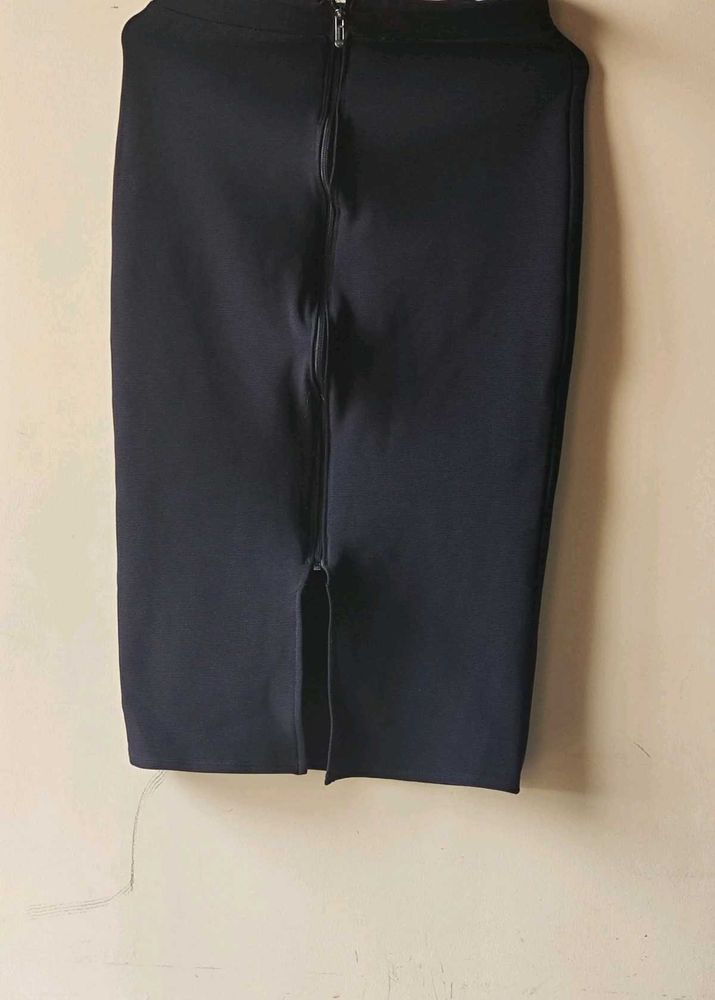 Classic Black Pencil Skirt