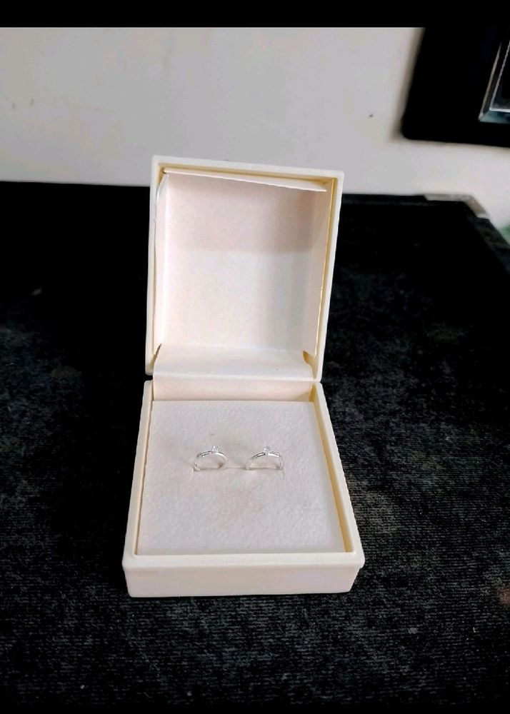 Diamond Bali Pure Silver (Pair)