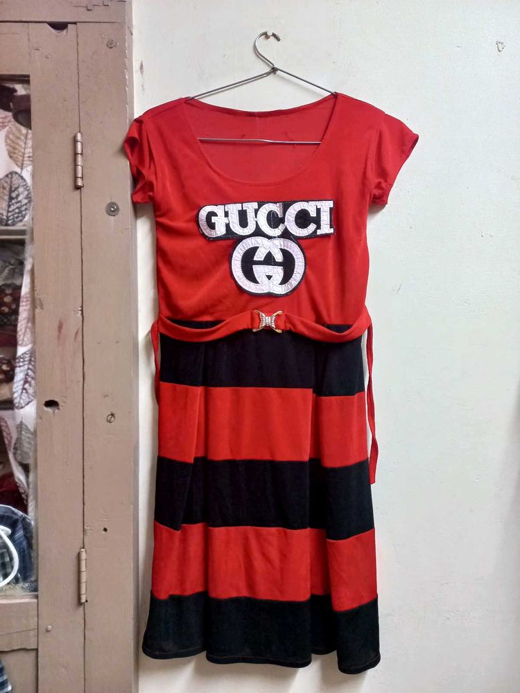 Gucci Inspired Striped Dress