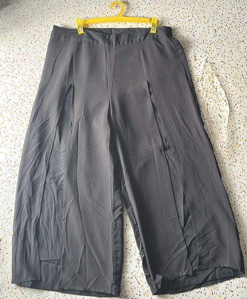 Stylish Wide-Leg Palazzo half long Pants
