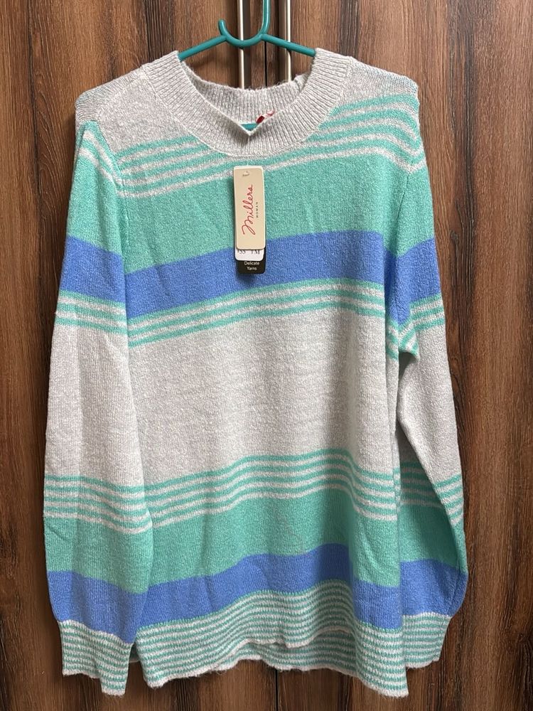 Striped Knit Sweater