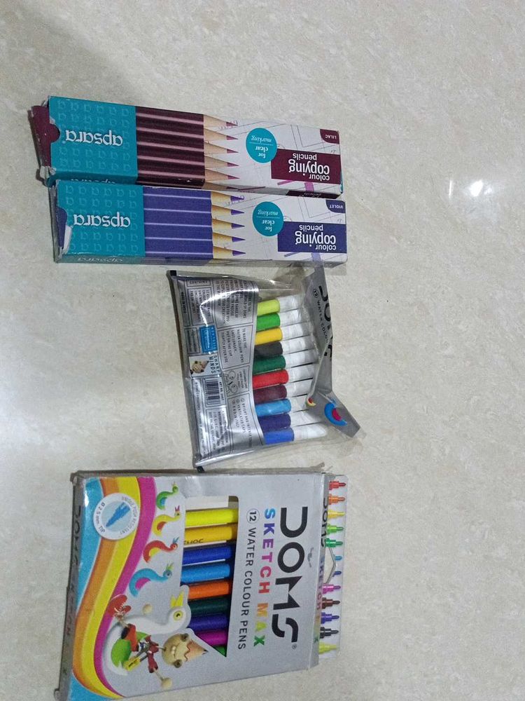 Art Supply Bundle: Pencils &amp; color Pens