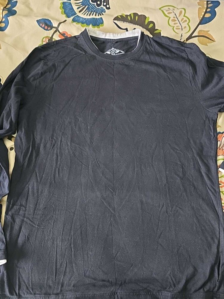 Classic Navy Long Sleeve T-Shirt