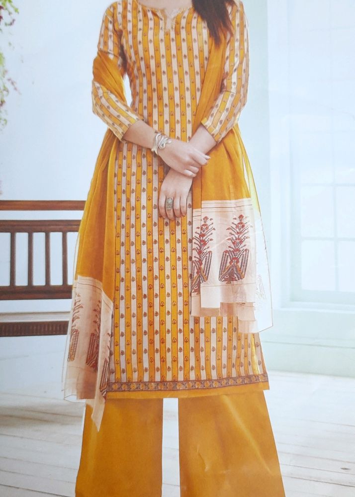Glace Cotton Suit