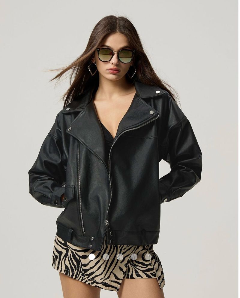 Savana Leather Moto Jacket