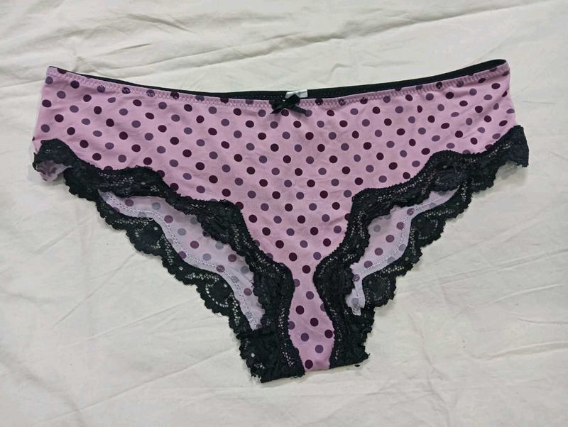 Cute Polka🎁🫴 Dot Briefs with Lace Trim