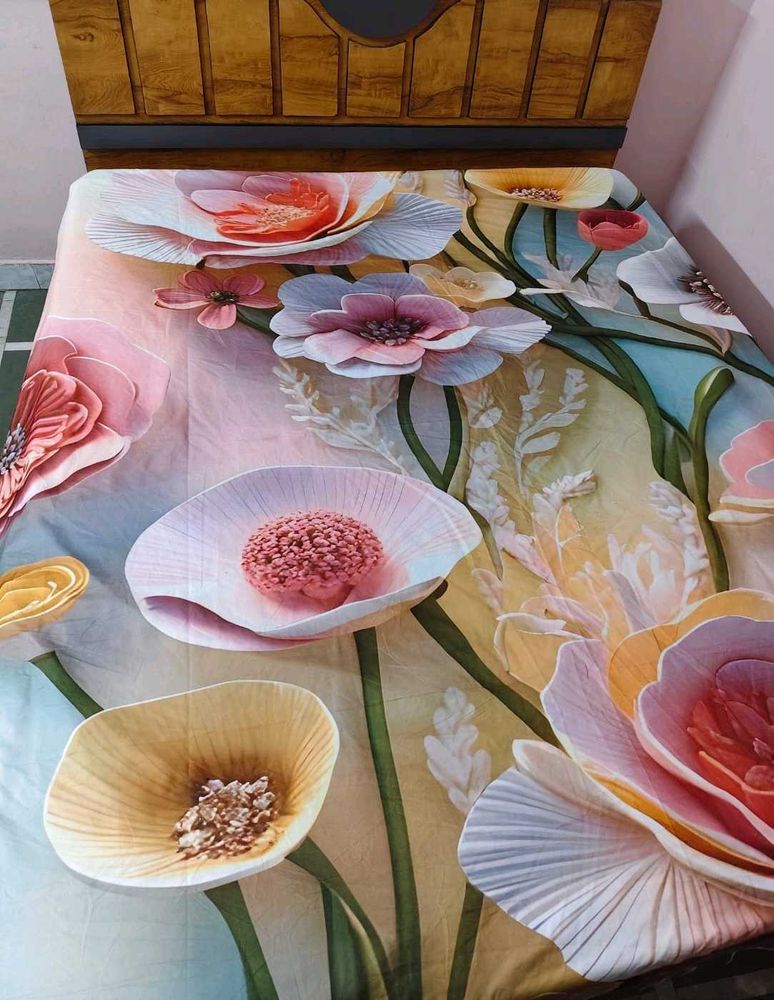 Beautiful Floral Bedsheet