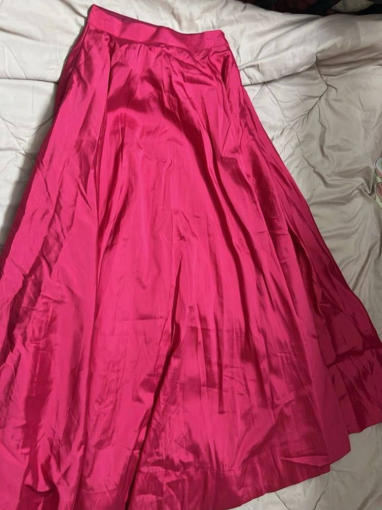 Vibrant Pink Full Skirt