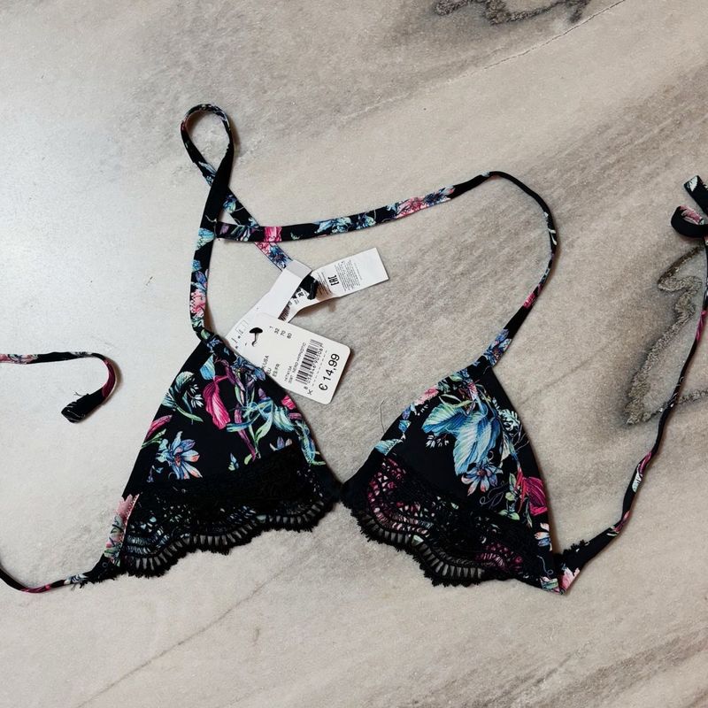 Floral Bikini Top - New with Tag