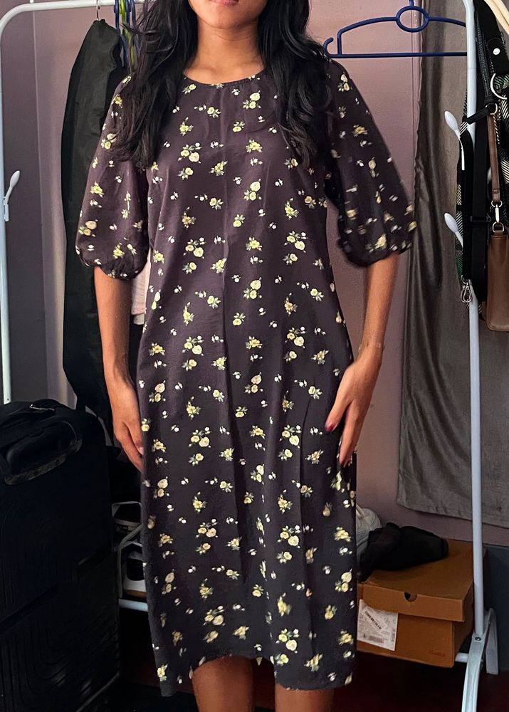H&amp;M Floral Midi Dress