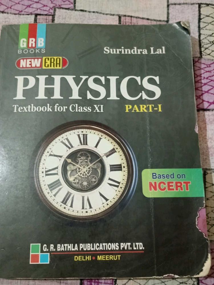 Class XI GRB Physics Textbook Part-I