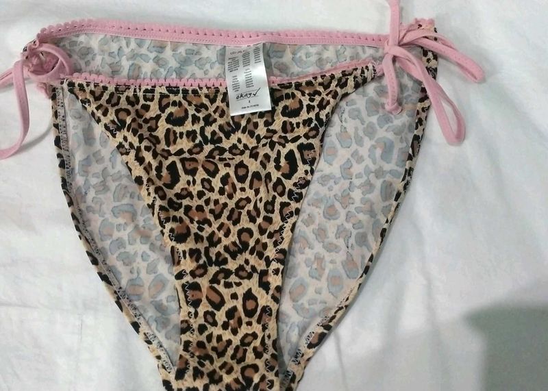 Leopard Print Bikini Bottoms