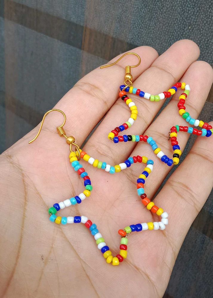 Star Beaded Earrings