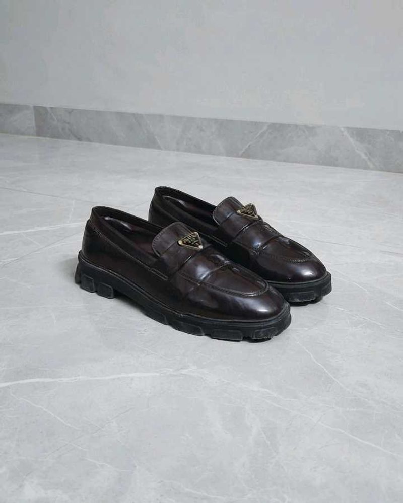 Designer Brown Leather Loafers