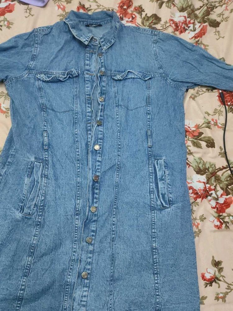Denim Shirt Dress