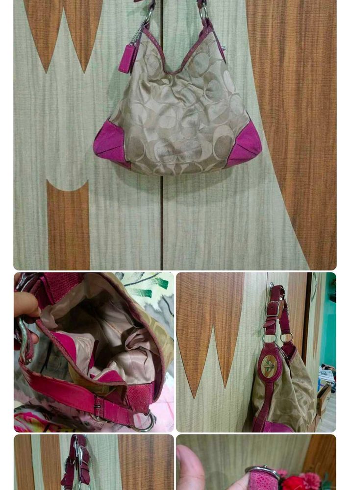 Coach Signature Hobo Bag