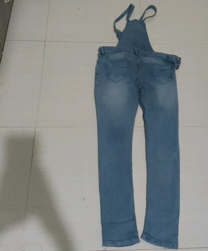 Light Wash Denim Overalls