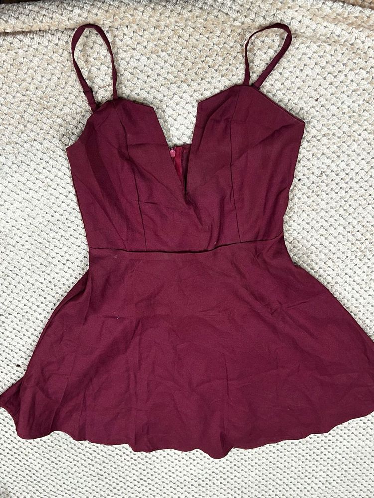 Maroon dress