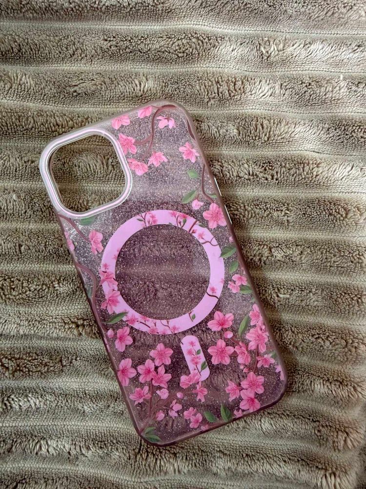 Iphone 15 Cute Cherry Blossom Phone Case