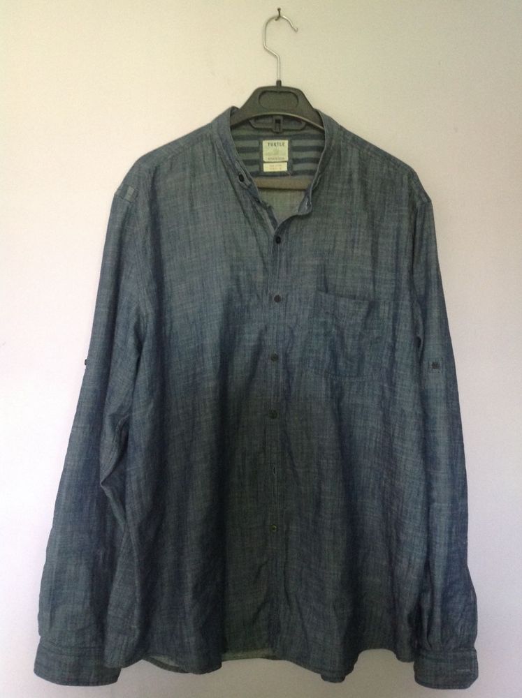 Men's Blue Denim Shirt