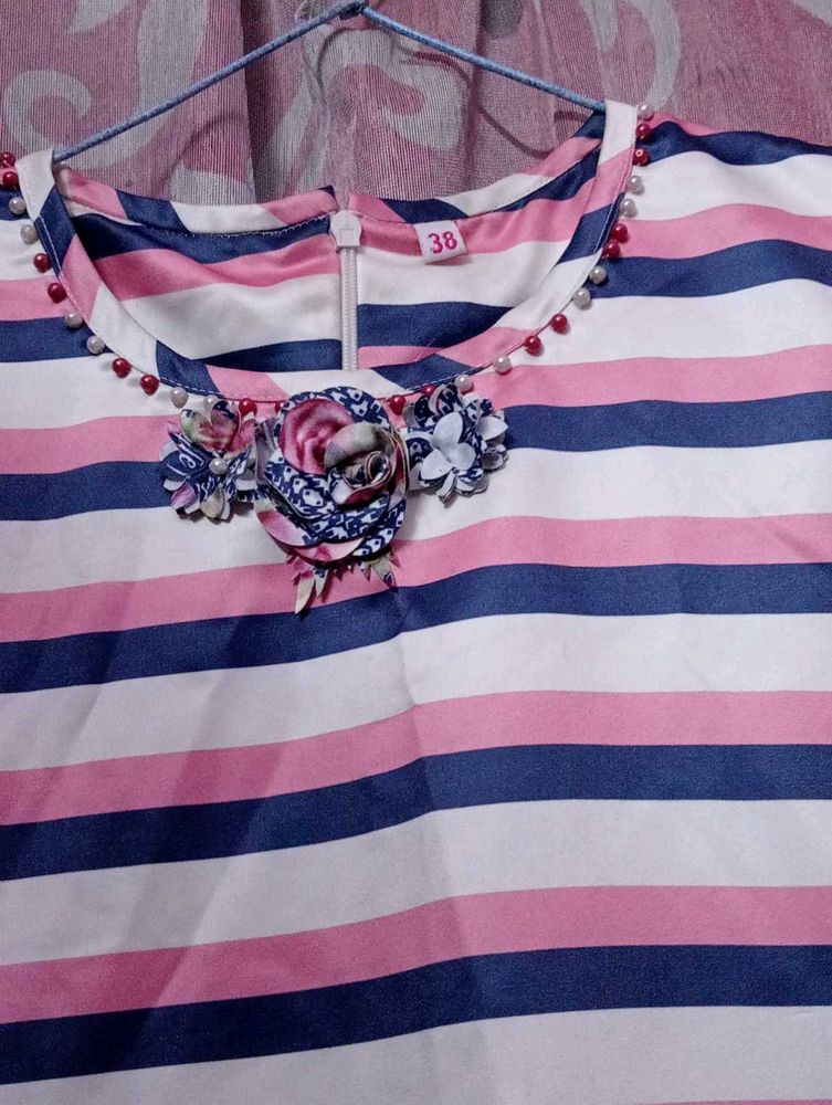 elegant frock with Floral Detail