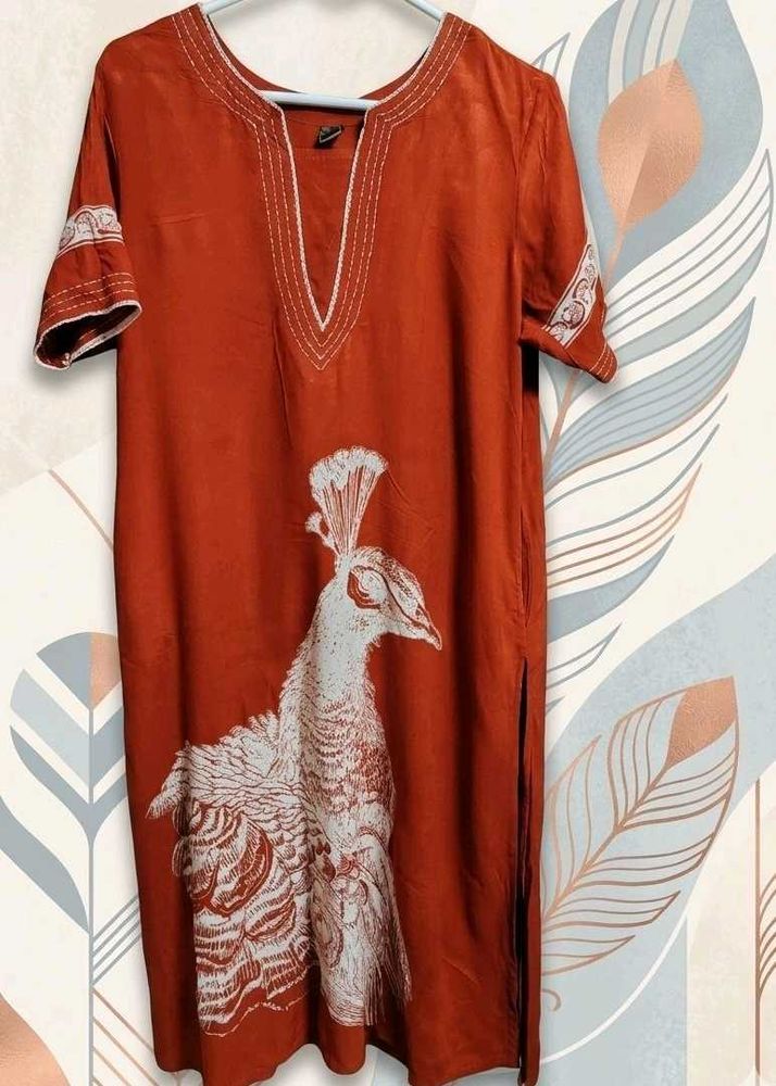 straight fit kurti set