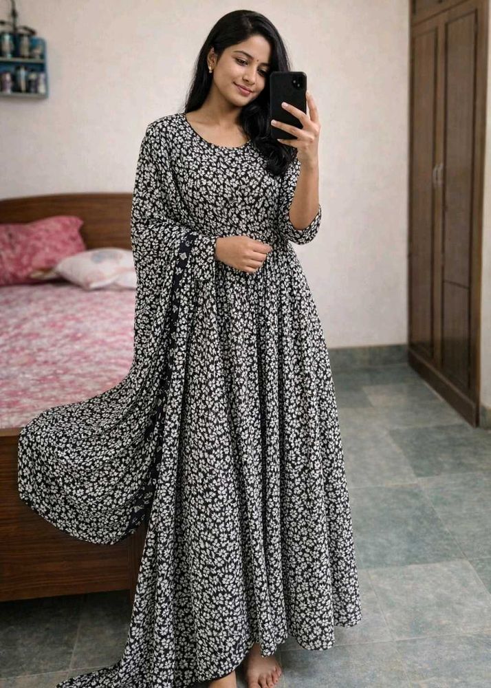 Floral Ethnic Gown