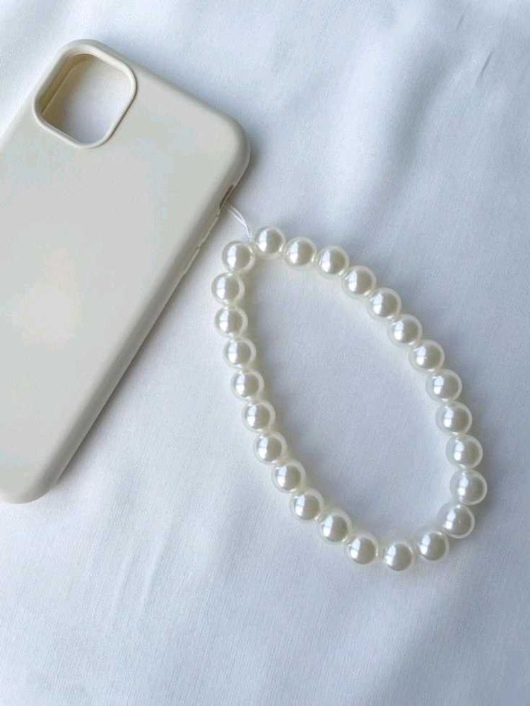 Pearl Phone Charm Strap🤍