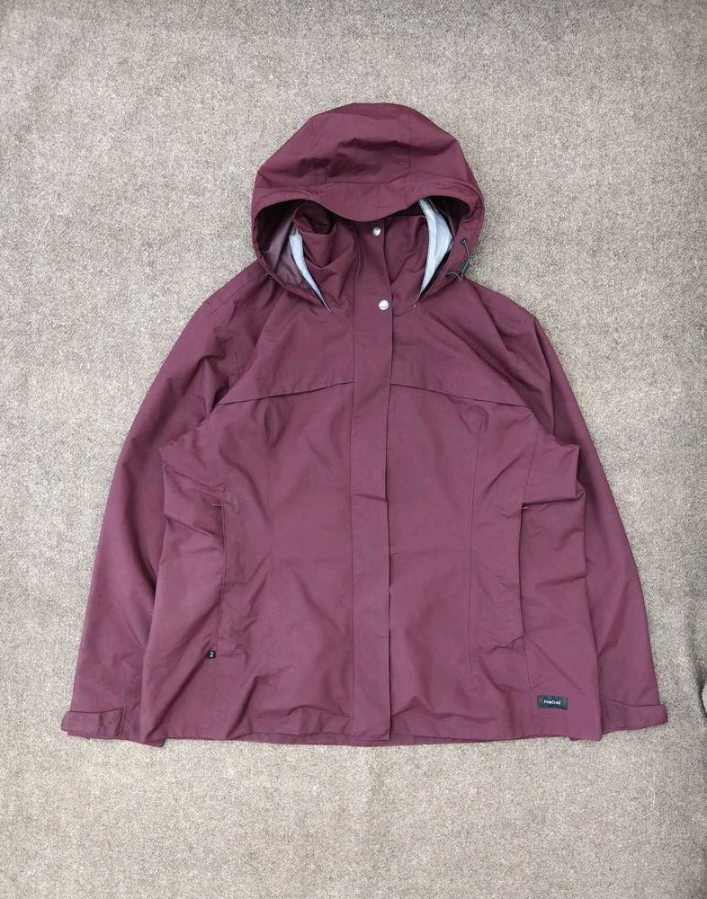 Maroon Jacket with Hood
