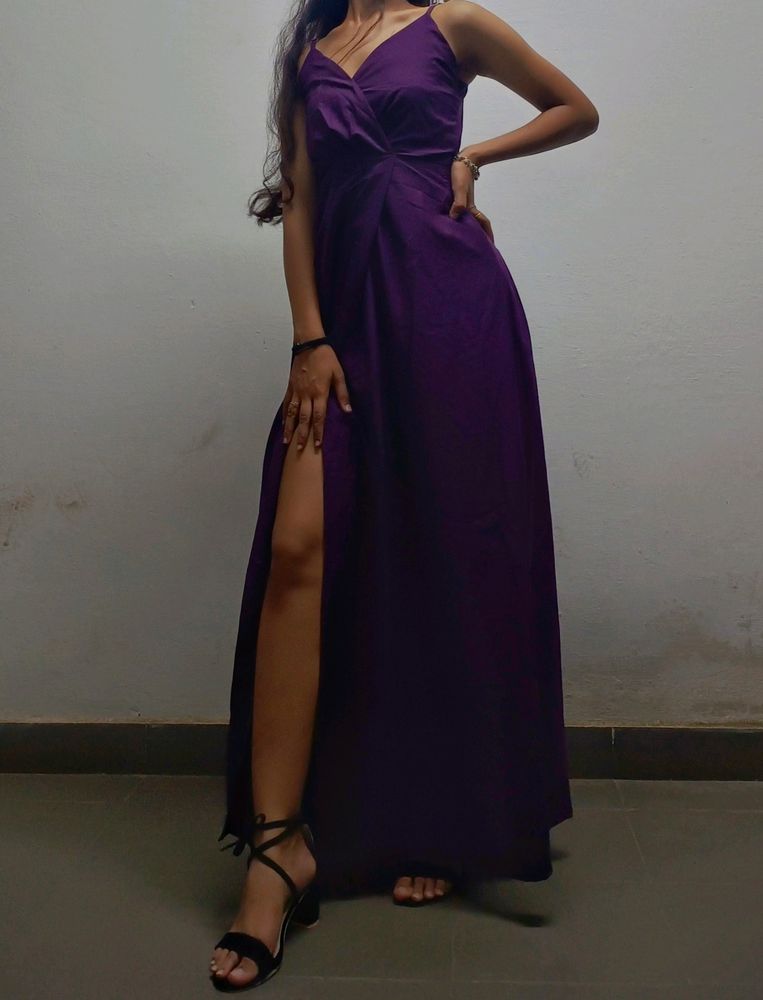 One Slit Party Wear Dress