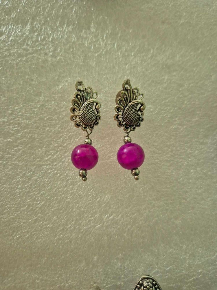 Elegant Peacock Design Earrings -New