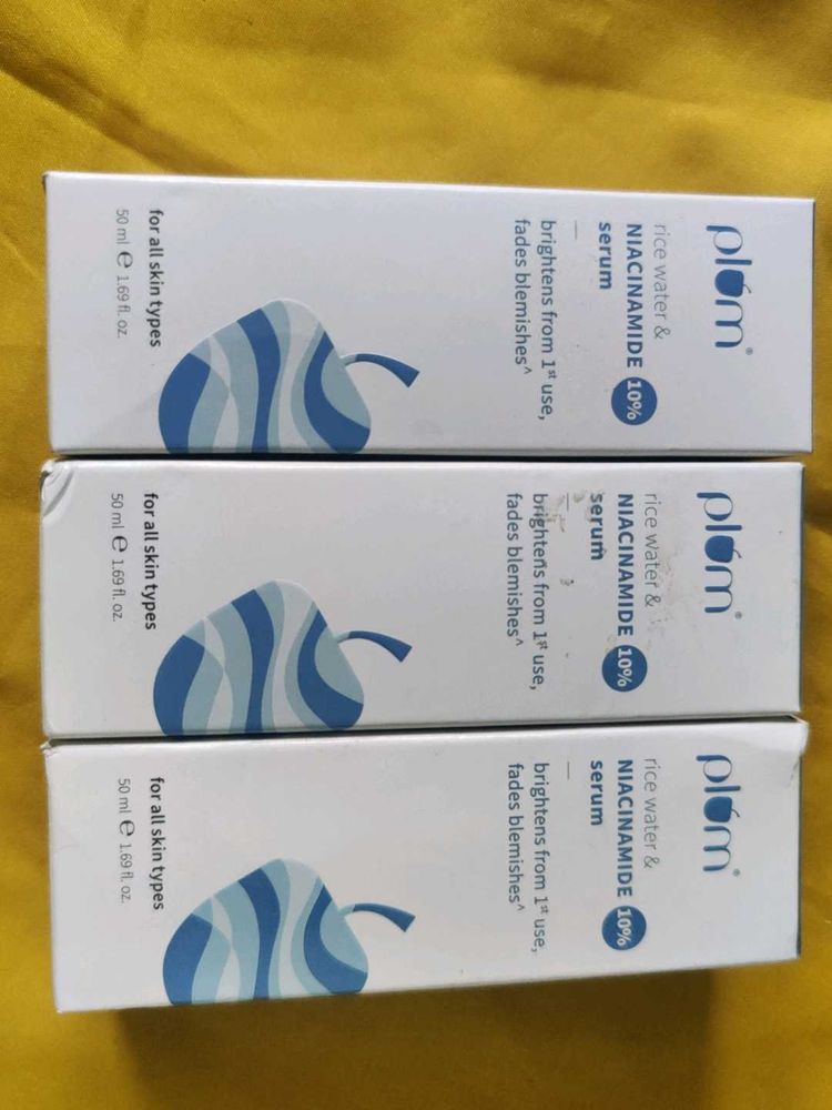3 get 2 free Plum Rice Water &amp; Niacinamide Serum