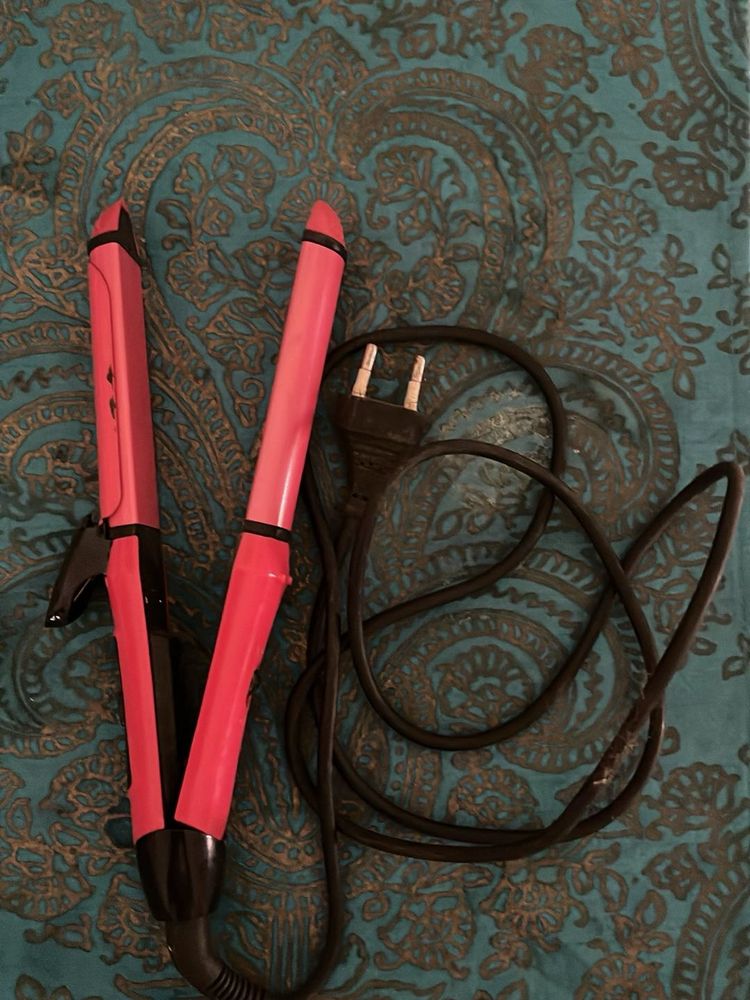 Pink Hair Straightener