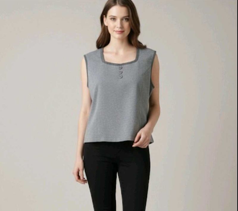 Elegant Grey Cotton Kurta