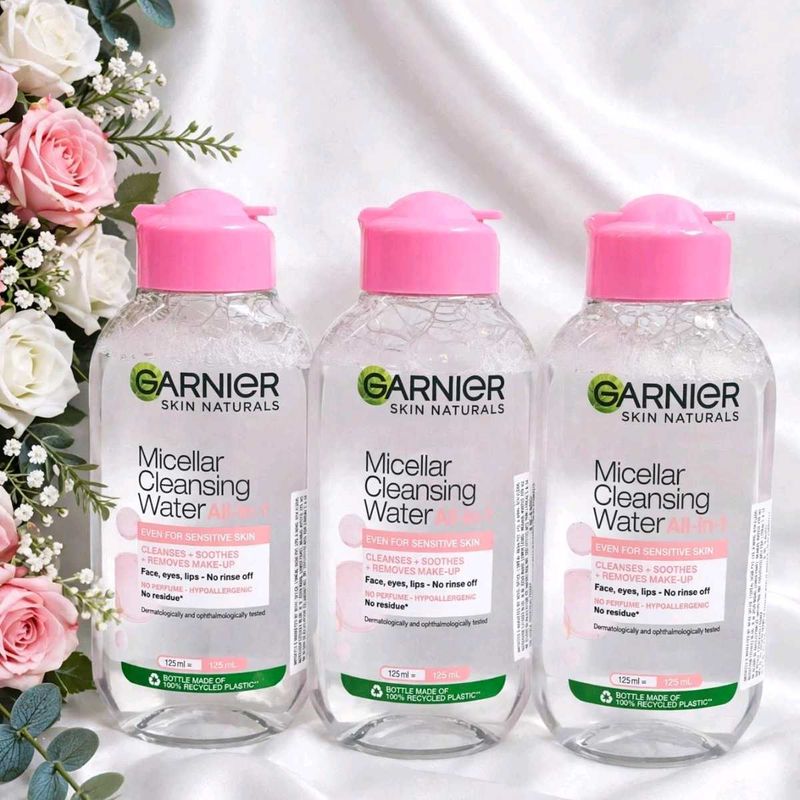 Garnier Micellar Cleansing Water (3x 125ml)