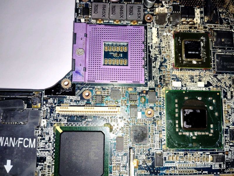 FAULTY Motherboard Dell D630 Laptop NO CPU
