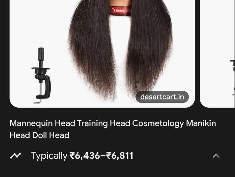 Cosmetology Mannequin Training Head Doll