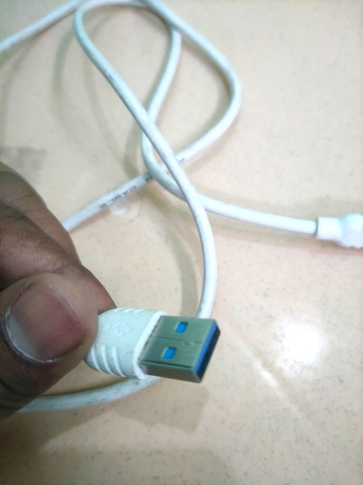 RD OG CABLE WHITE TYPE C