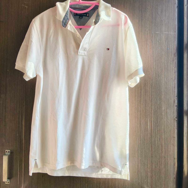 Tommy Hilfiger Men's White Polo Shirt