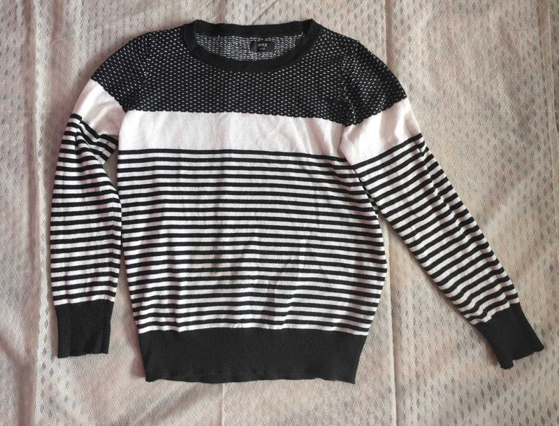 Striped Knit Sweater