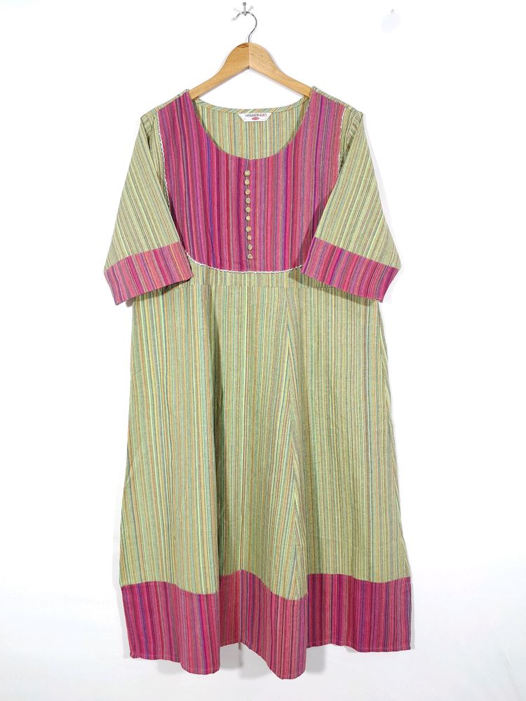 Sanganeri Multicolor  Kurtas(Women's)