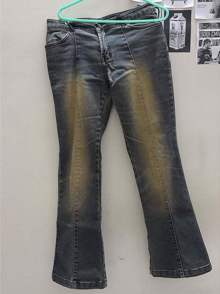 Midrise Y2K Washed Jeans