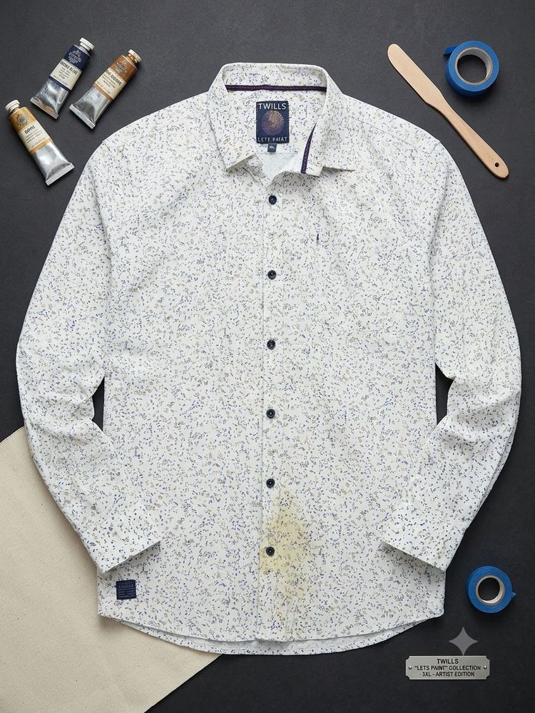 Men's Printed Long Sleeve Shirt