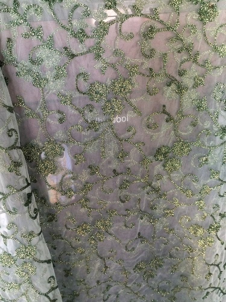 Green Colour Suit With Dupatta